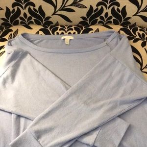 Beyond yoga lilac purple off the shoulder sweater